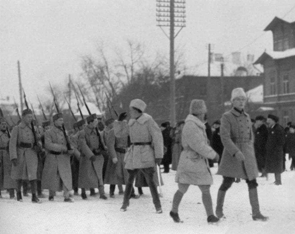 Finnish volunteers in Estonia 