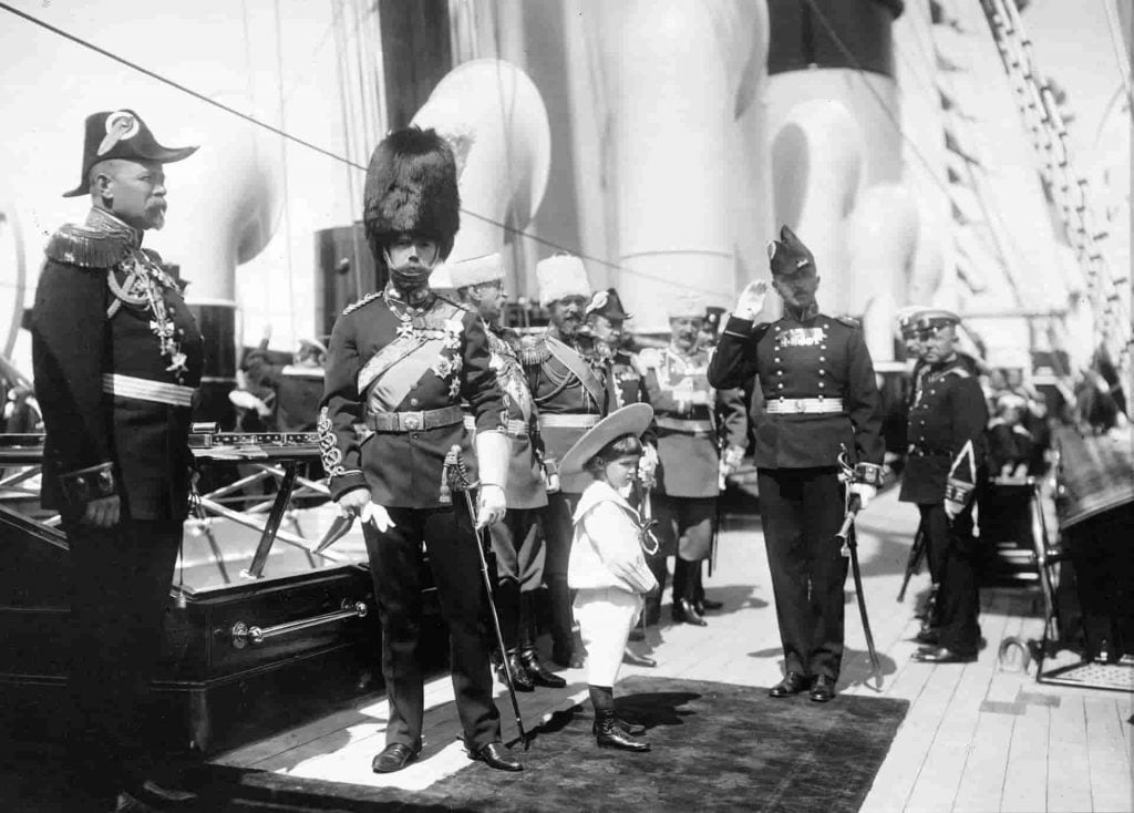 Nicholas II and his son Alexei