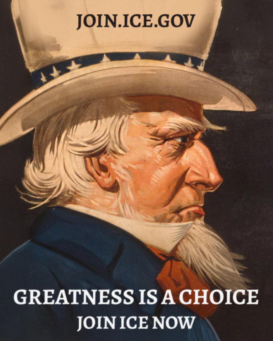 'Greatness is a choice.' Photo: Homeland Security's Twitter account @DHSgov