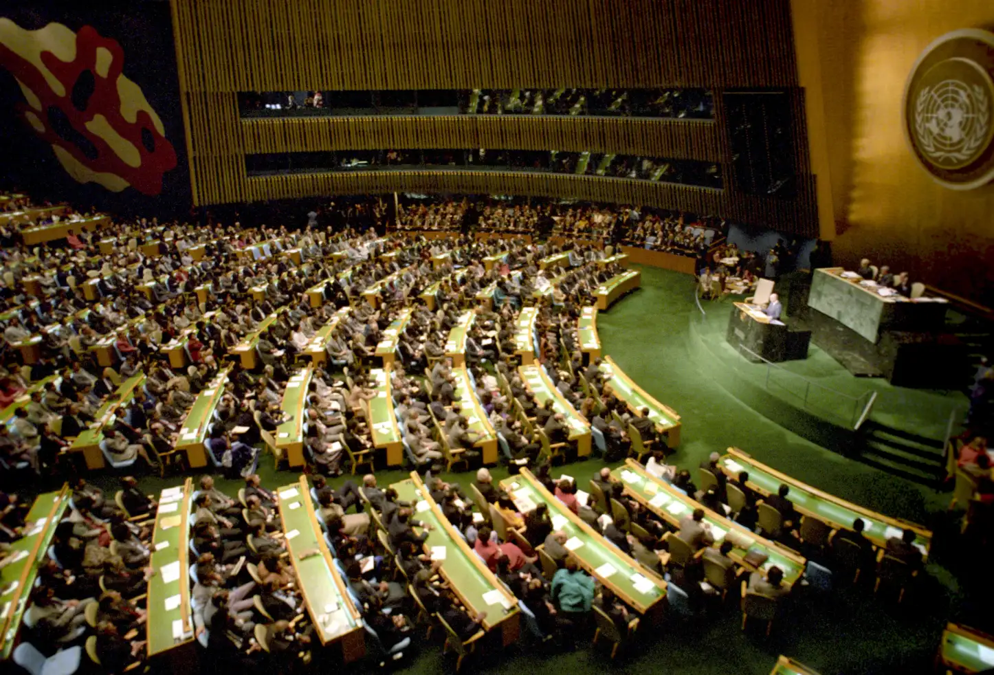 The UN General Assembly could hold a seat on the Security Council as a permanent member with veto power equal to that of the Permanent Five. Photo by Yuryi Abramochkin / Юрий Абрамочкин © CC BY-SA 3.0